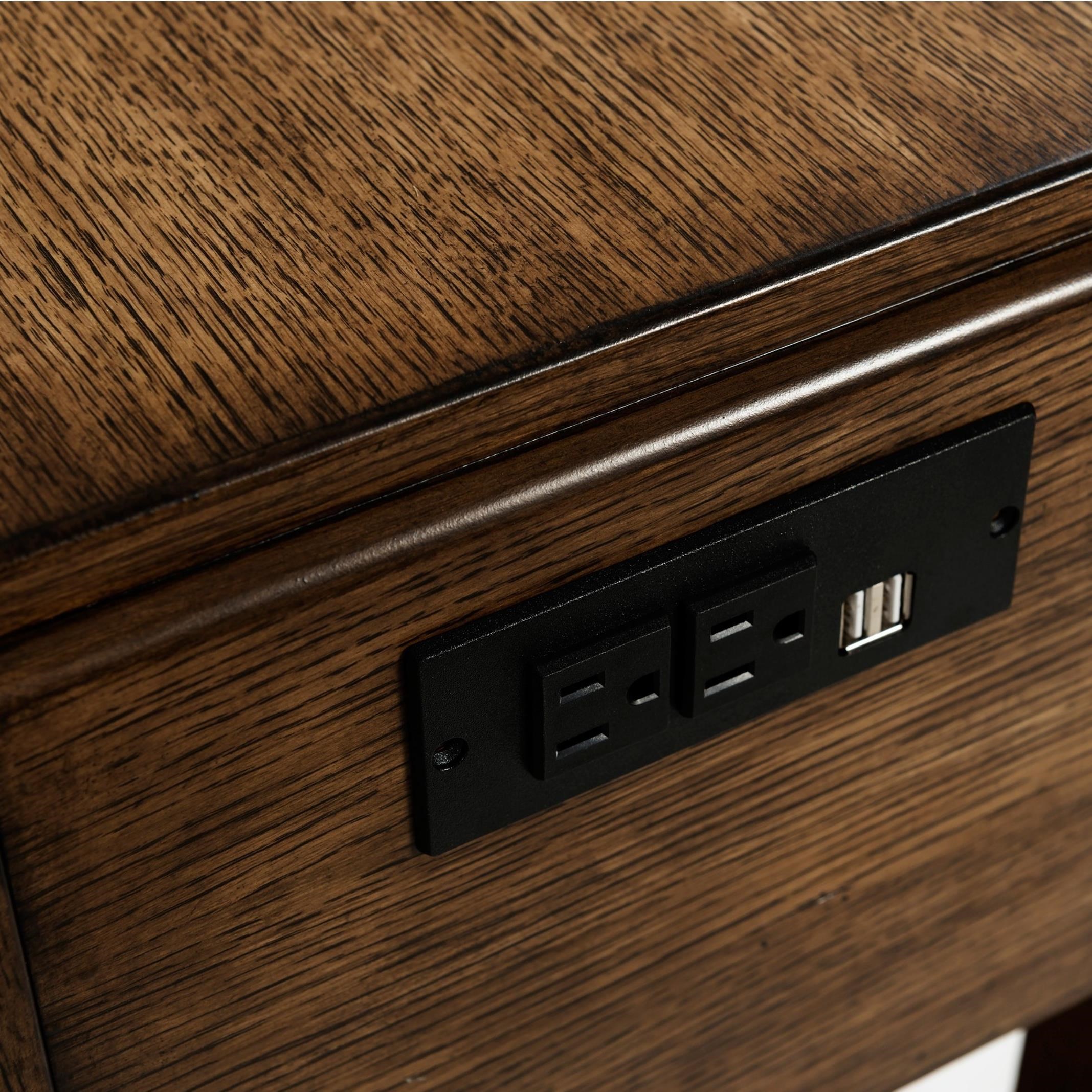 Broyhill End Tables With Charging Station Broyhill Charleston Shutter